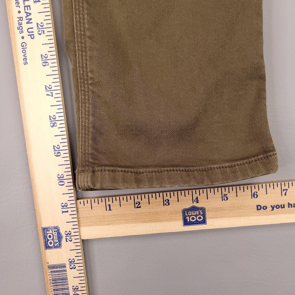 DUER N2X Relaxed Fit Pants Mens 30x32 Olive Green Stretch Performance Casual - Picture 9 of 14